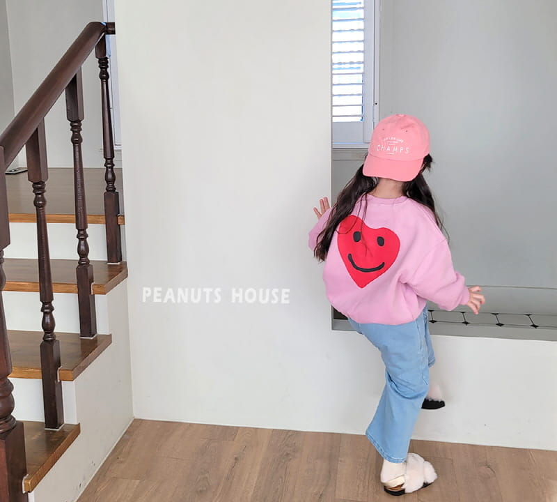 Peanuts - Korean Children Fashion - #kidsshorts - Heart Sweatshirt - 5