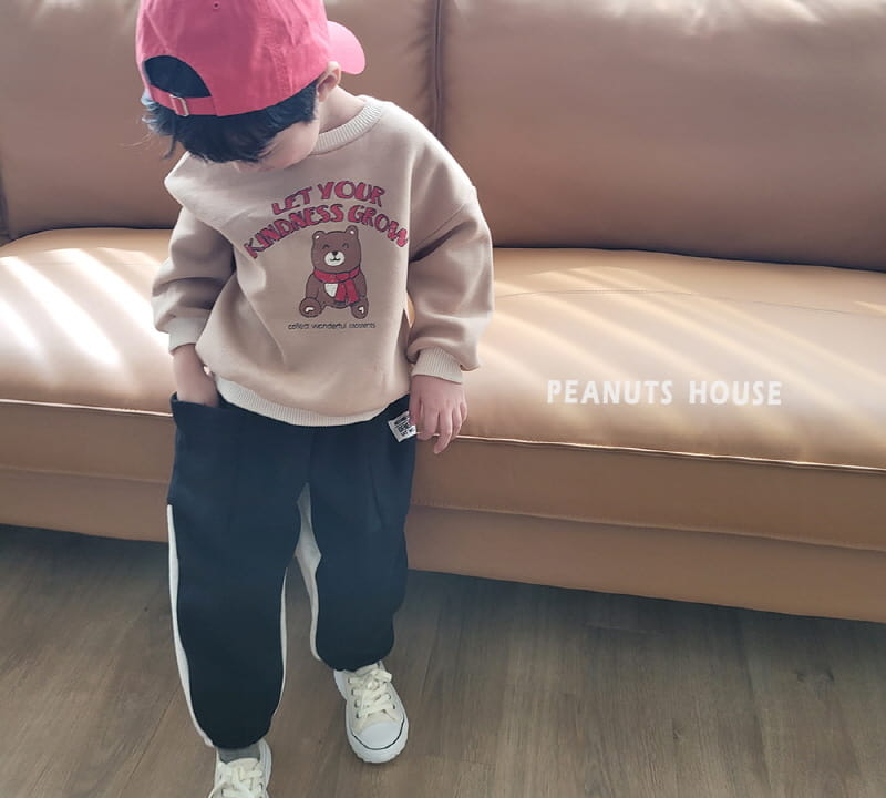 Peanuts - Korean Children Fashion - #kidsshorts - Muffler Bear Tee - 4