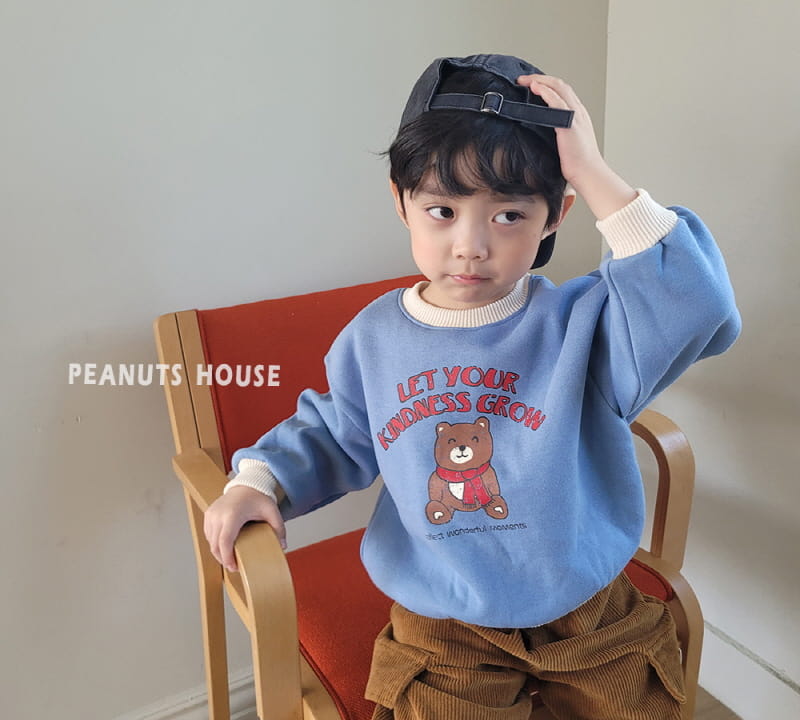 Peanuts - Korean Children Fashion - #littlefashionista - Muffler Bear Tee - 7