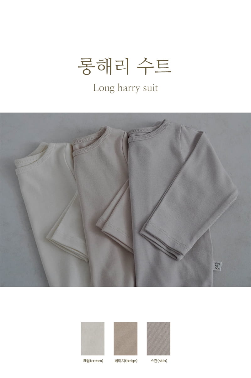 Peekaboo - Korean Baby Fashion - #babyclothing - Long Herry Bodysuit