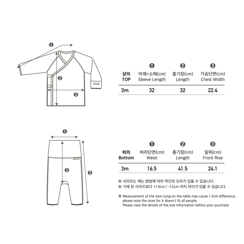 Peekaboo - Korean Baby Fashion - #babyfashion - Lumi Benet Pants Hat Set 3m - 7