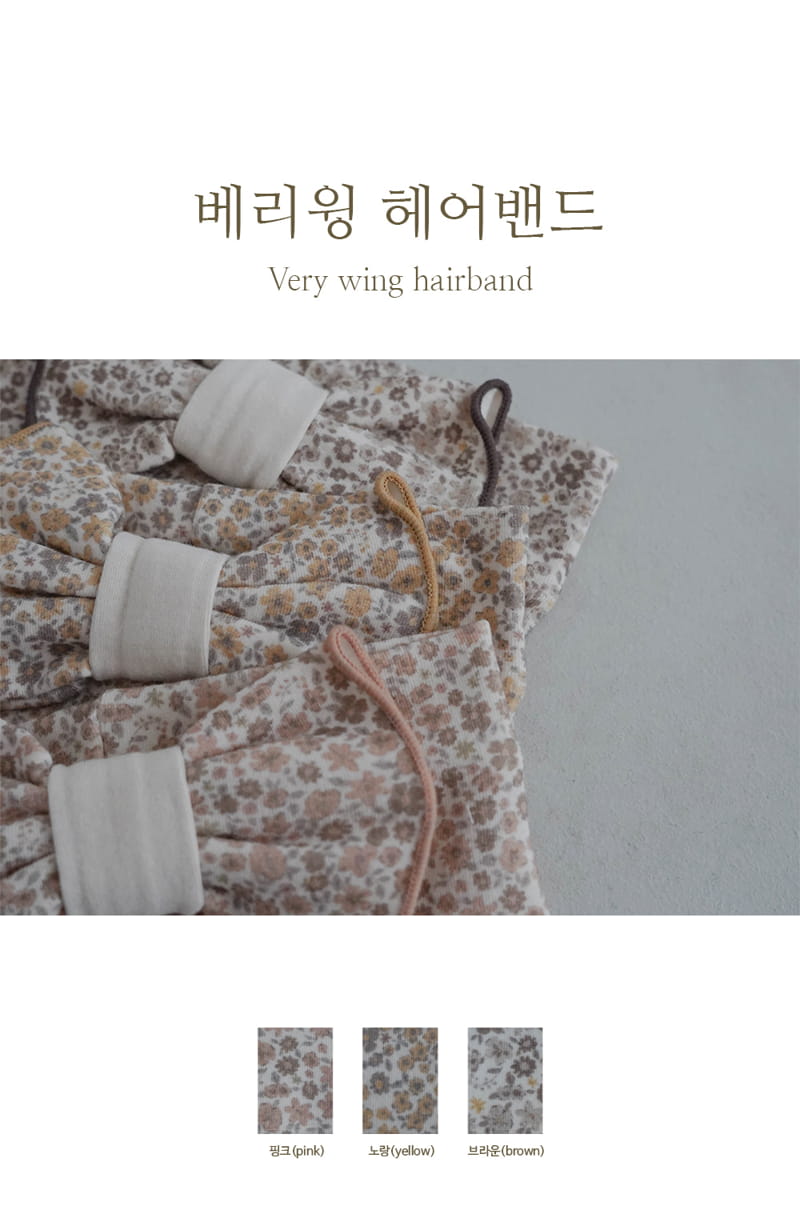 Peekaboo - Korean Baby Fashion - #babylifestyle - Berry Wing Hairband ~48cm
