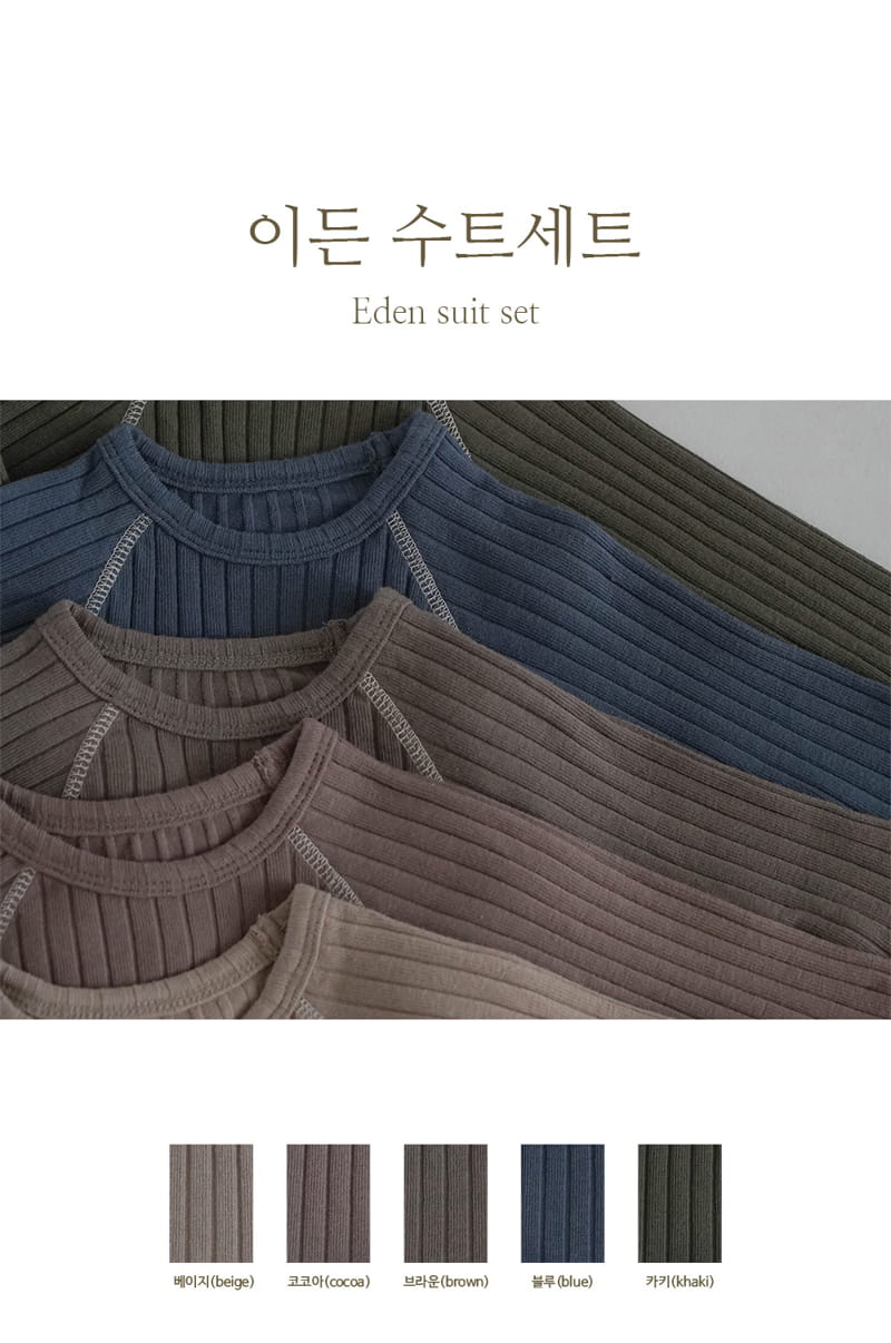 Peekaboo - Korean Baby Fashion - #babyoutfit - Eden Bodysuit Pants Set