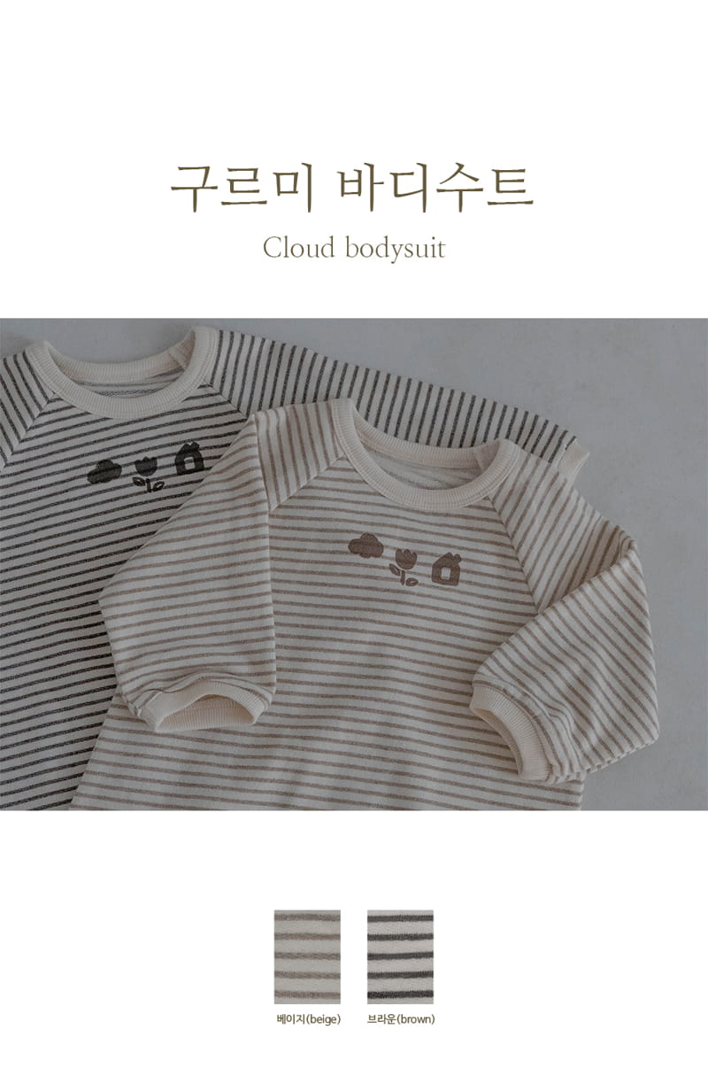Peekaboo - Korean Baby Fashion - #babywear - Cloud Bodysuit