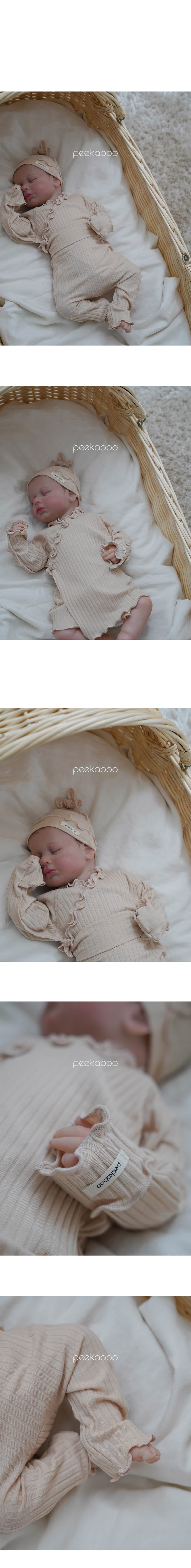 Peekaboo - Korean Baby Fashion - #onlinebabyshop - Dream Benet Pants Hat Set - 6