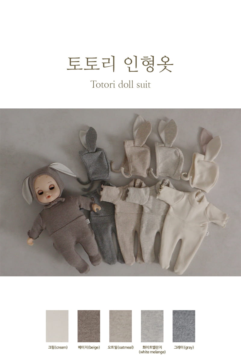 Peekaboo - Korean Baby Fashion - #onlinebabyshop - Totori Doll Wear