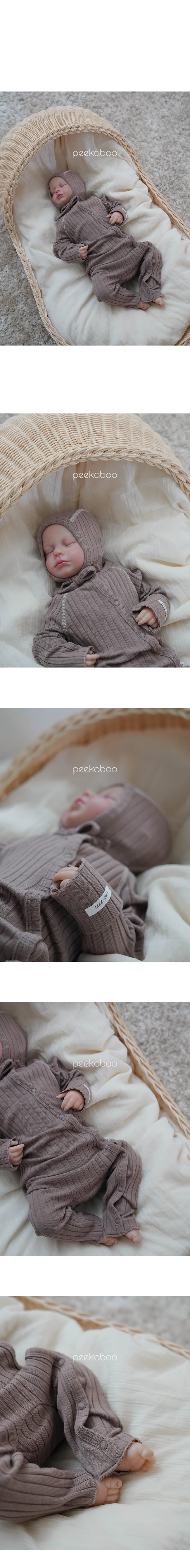 Peekaboo - Korean Baby Fashion - #onlinebabyshop - Eden Benet Hat Set - 6