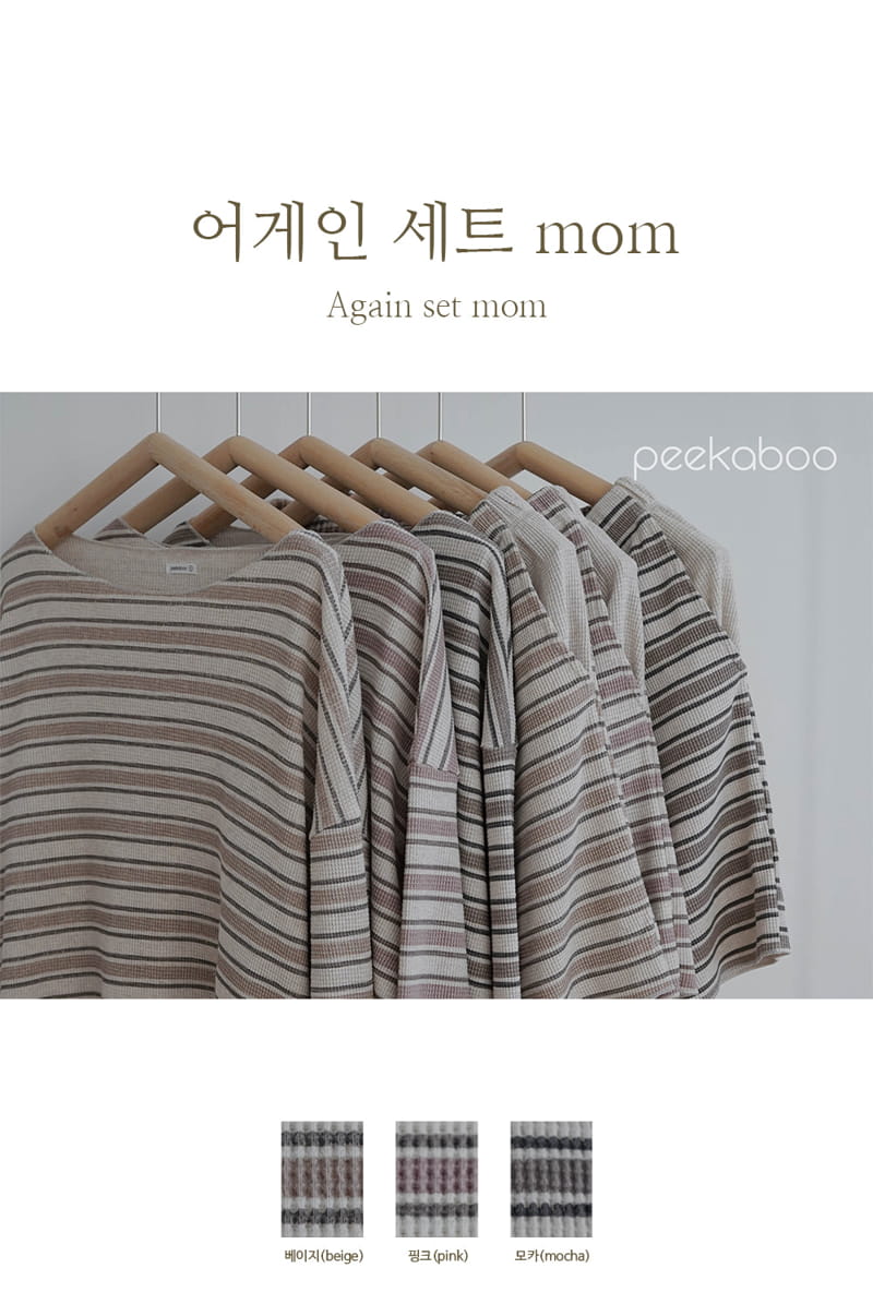 Peekaboo - Korean Women Fashion - #womensfashion - Again Set Mom