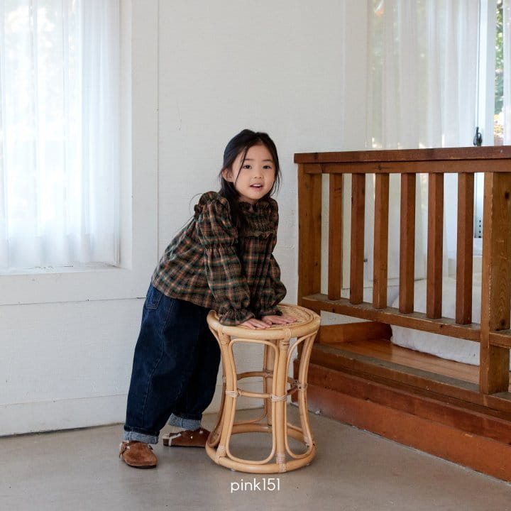 Pink151 - Korean Children Fashion - #Kfashion4kids - Check Frill Blouse - 7