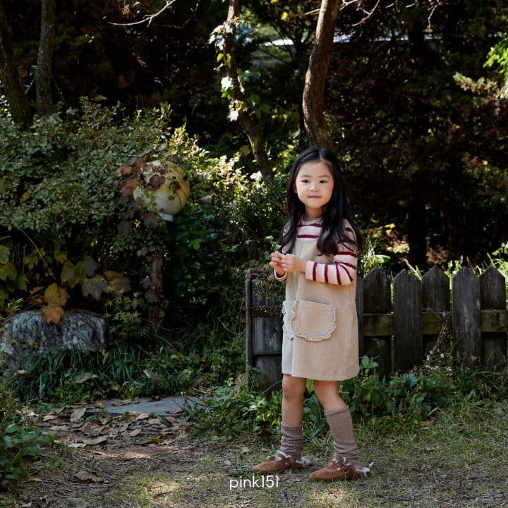 Pink151 - Korean Children Fashion - #designkidswear - Bboddo Rib One-piece - 8