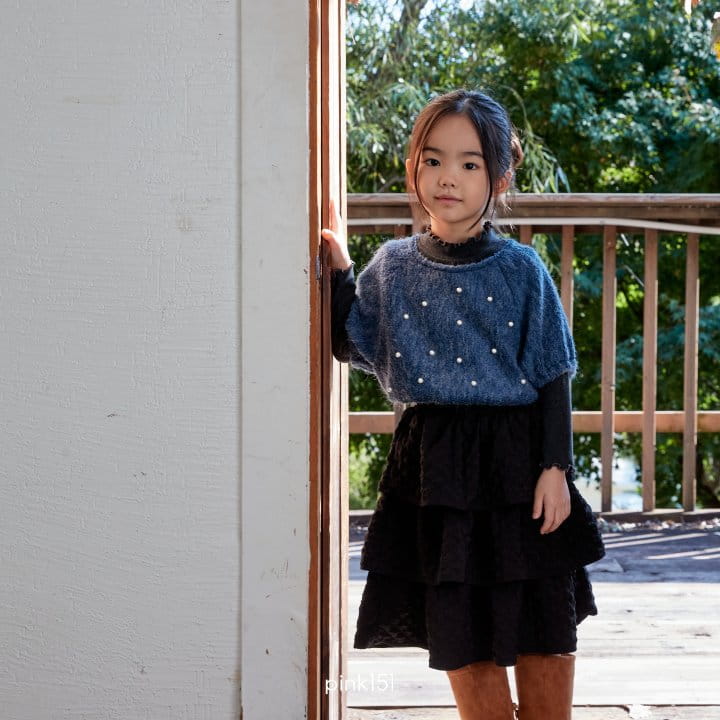 Pink151 - Korean Children Fashion - #discoveringself - Frill Pudding Tee - 3