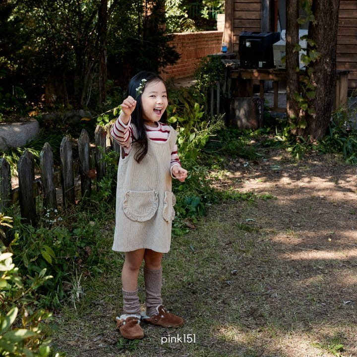 Pink151 - Korean Children Fashion - #discoveringself - Bboddo Rib One-piece - 9