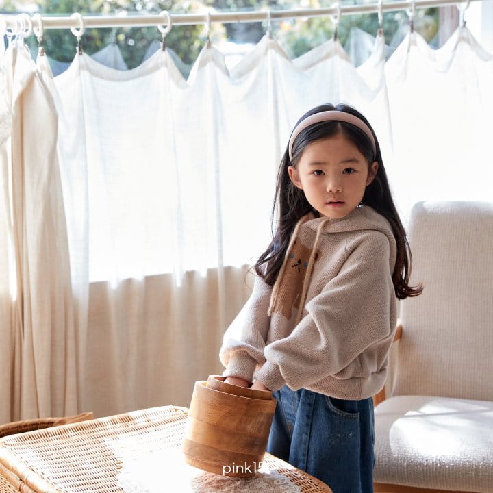 Pink151 - Korean Children Fashion - #fashionkids - Teddy Knit Crop Hoody Tee - 7