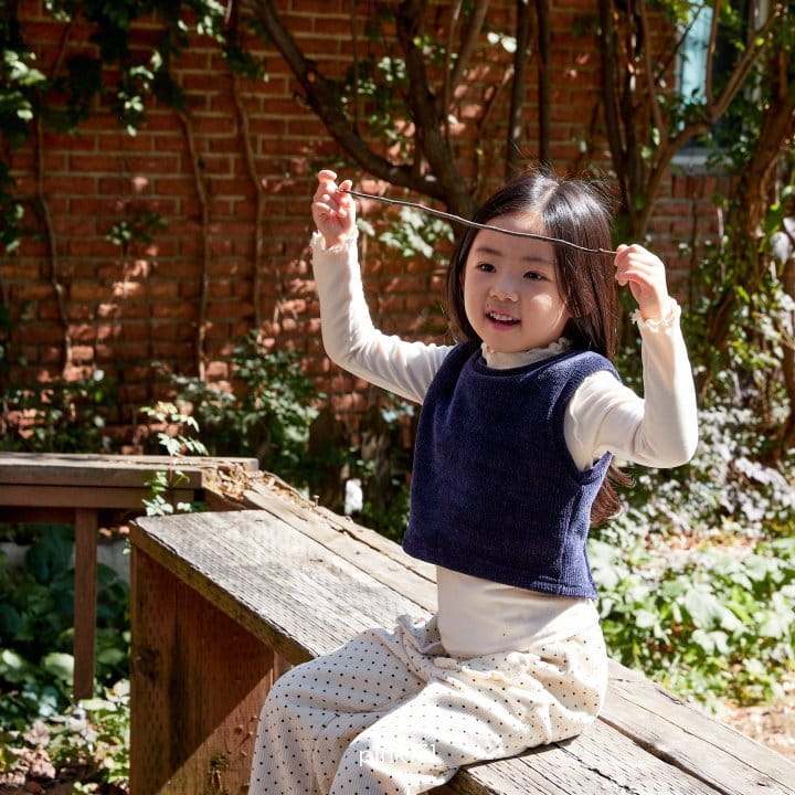 Pink151 - Korean Children Fashion - #discoveringself - Frill Pudding Tee - 4