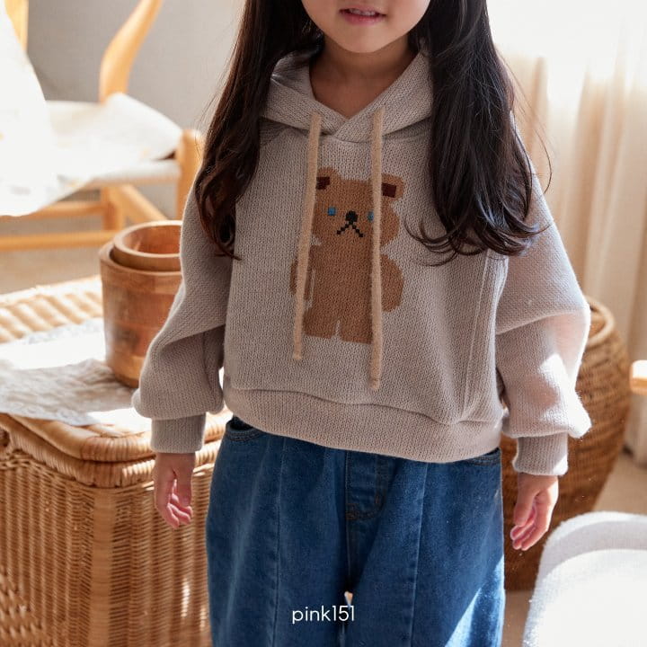 Pink151 - Korean Children Fashion - #kidsshorts - Teddy Knit Crop Hoody Tee - 8