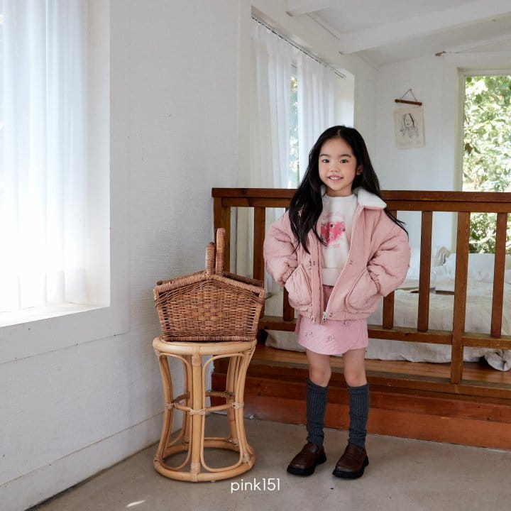 Pink151 - Korean Children Fashion - #littlefashionista - Ribbon Heart Padding Jumper - 9