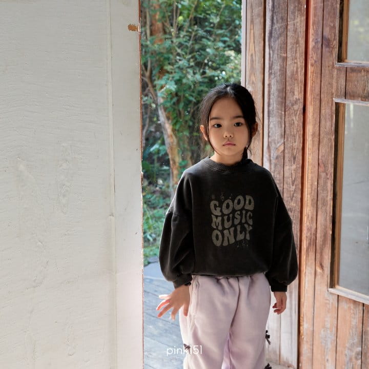 Pink151 - Korean Children Fashion - #littlefashionista - Good Music Dyeing Sweatshirt