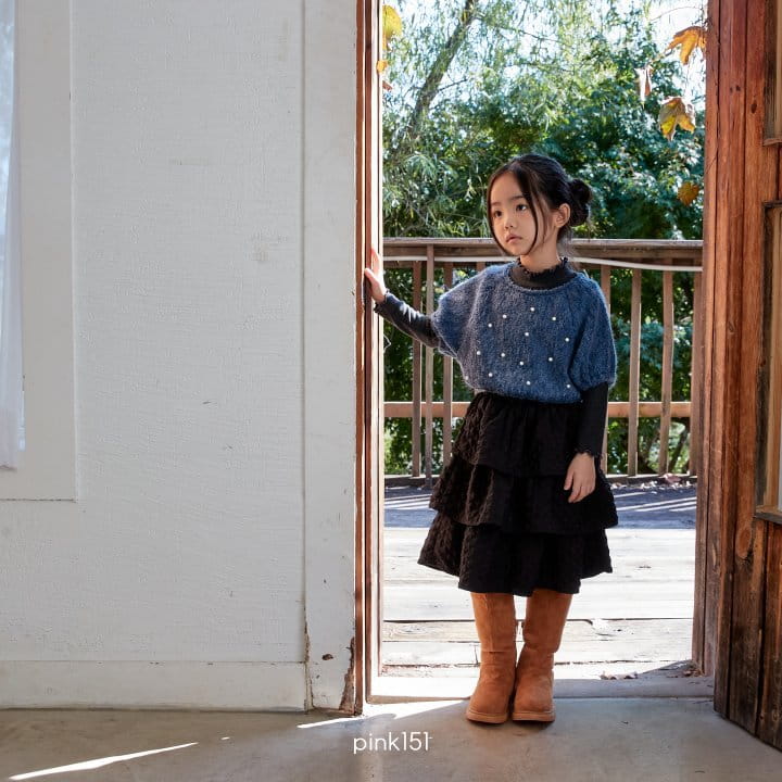 Pink151 - Korean Children Fashion - #littlefashionista - Pearl Short Sleeves Knit Tee - 11