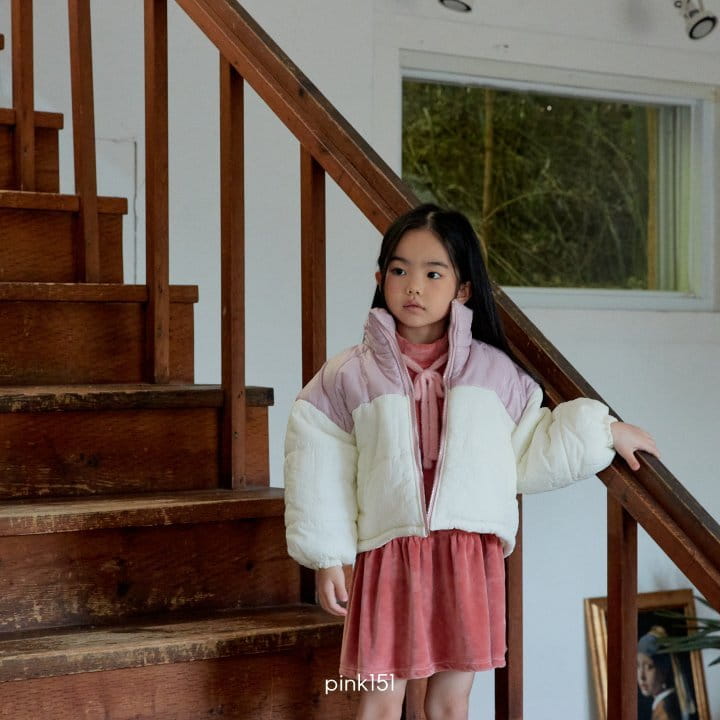 Pink151 - Korean Children Fashion - #minifashionista - Shiny Crop Padding Jumper - 10