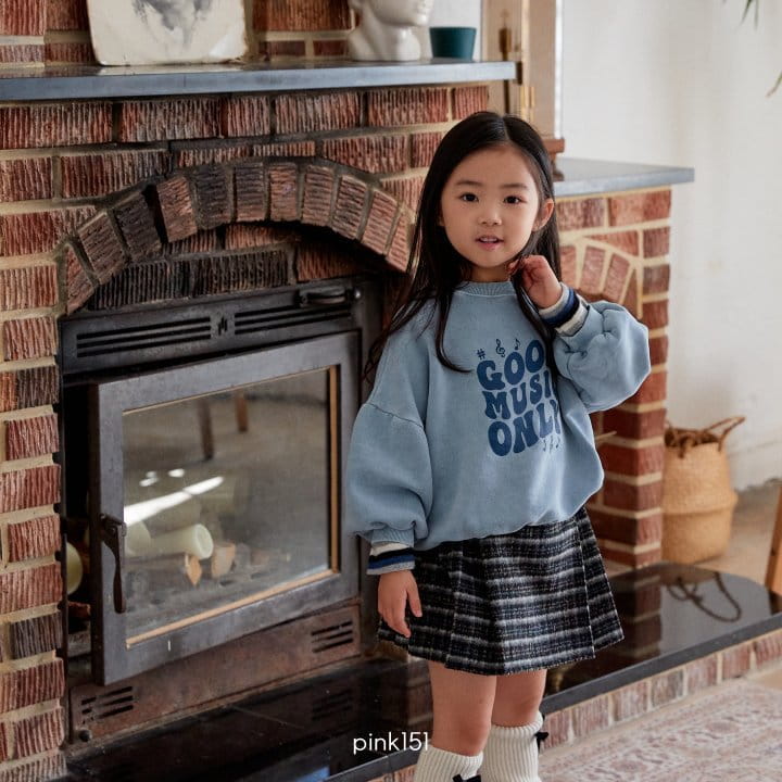 Pink151 - Korean Children Fashion - #minifashionista - Good Music Dyeing Sweatshirt - 3
