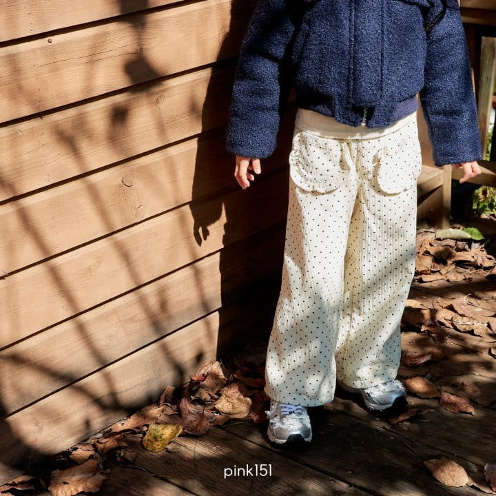 Pink151 - Korean Children Fashion - #stylishchildhood - Dot Rib Pants - 7