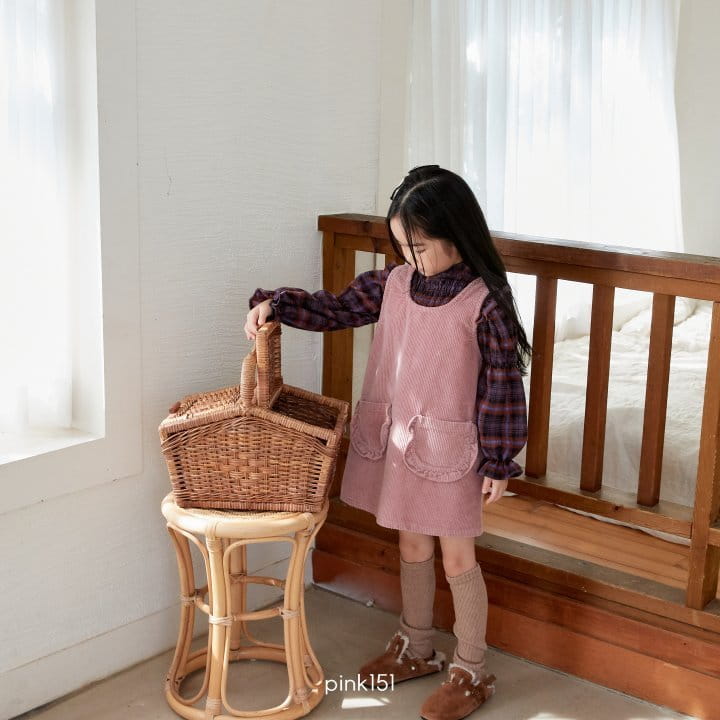 Pink151 - Korean Children Fashion - #todddlerfashion - Bboddo Rib One-piece - 4