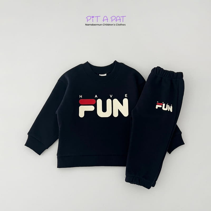 Pitapat - Korean Children Fashion - #stylishchildhood - Have Fun Top Bottom Set - 4