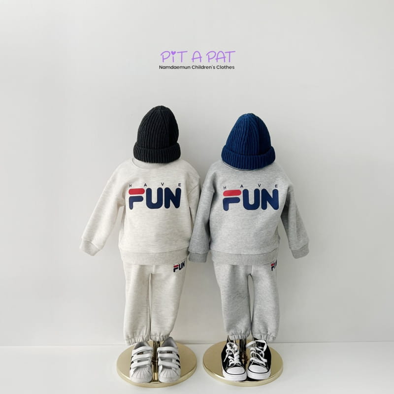 Pitapat - Korean Children Fashion - #kidsshorts - Have Fun Top Bottom Set - 9