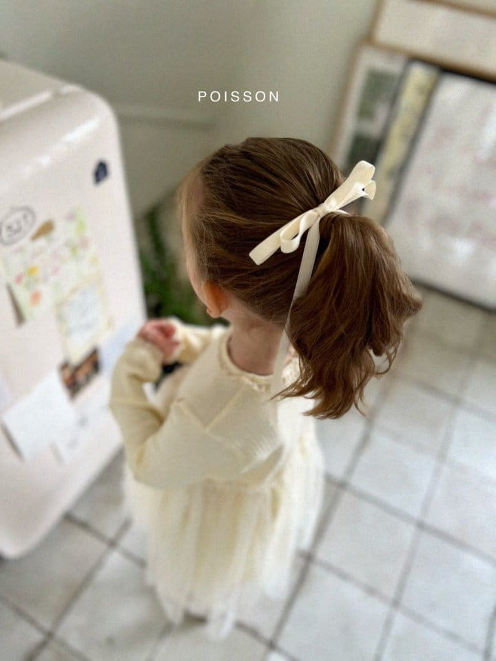 Poisson - Korean Baby Fashion - #babyoutfit - M Ribbon Hairpin - 8