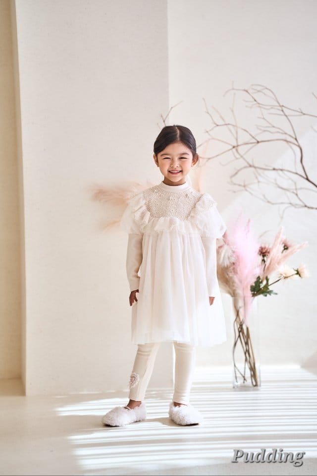 Pudding - Korean Children Fashion - #Kfashion4kids - Pearl One-piece - 8