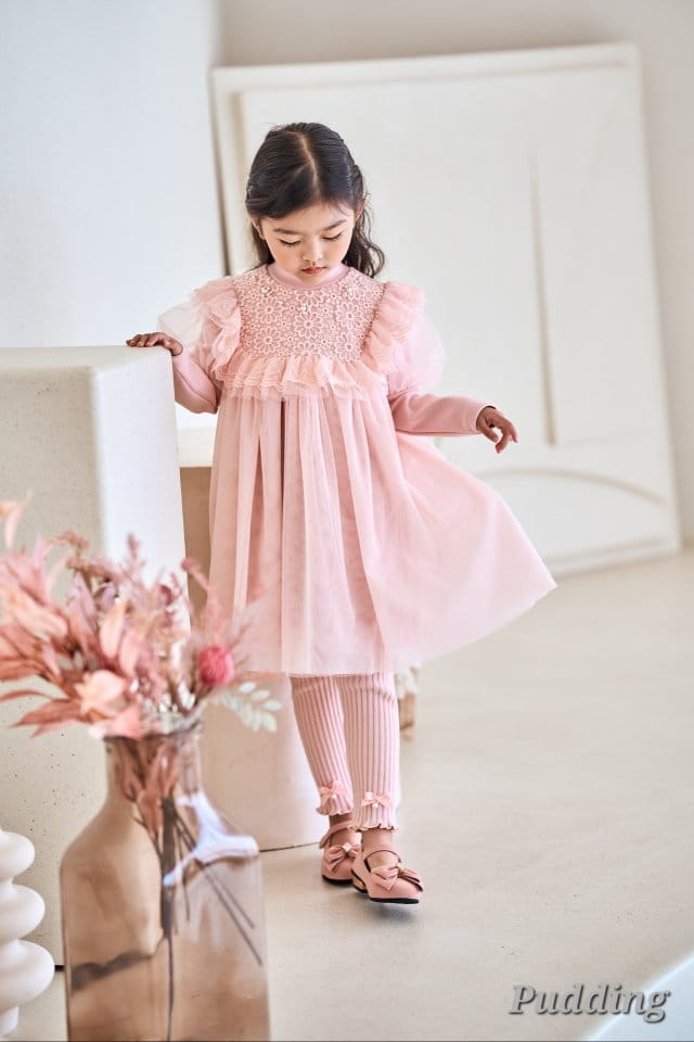 Pudding - Korean Children Fashion - #designkidswear - Pearl One-piece - 2