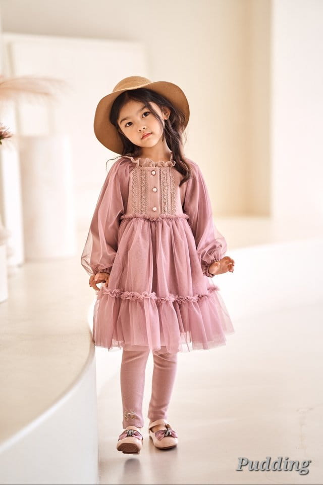 Pudding - Korean Children Fashion - #discoveringself - Button One-piece - 6