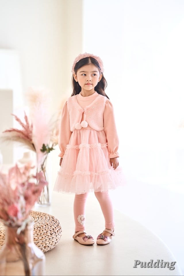 Pudding - Korean Children Fashion - #discoveringself - Vest One-piece - 5