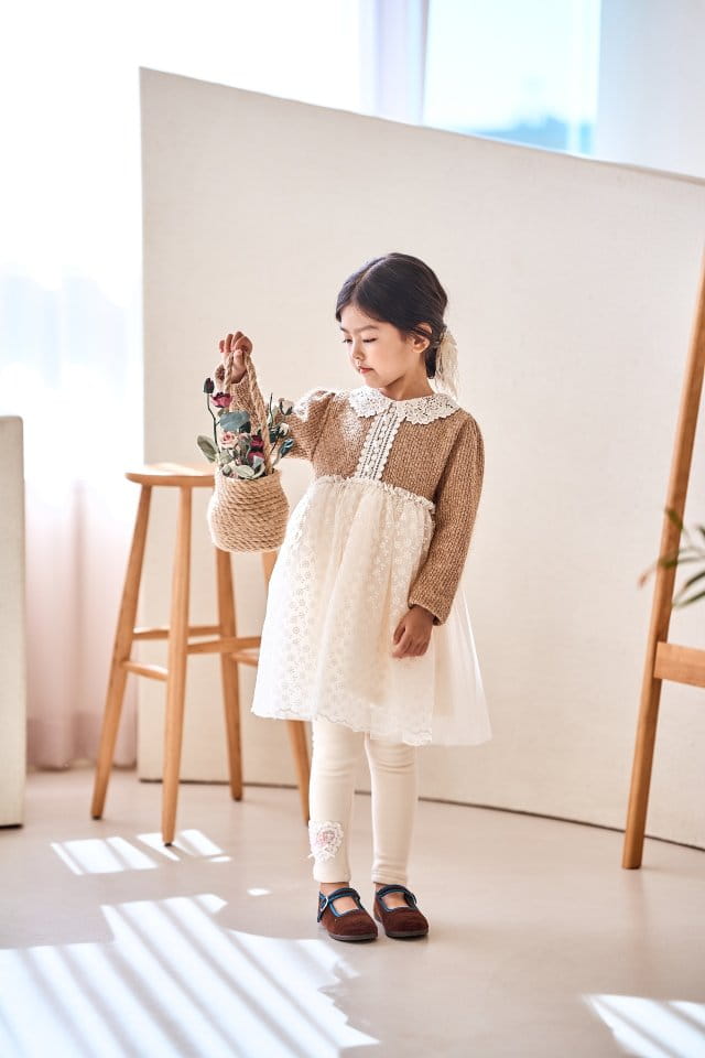 Pudding - Korean Children Fashion - #discoveringself - Heart Leggings - 5