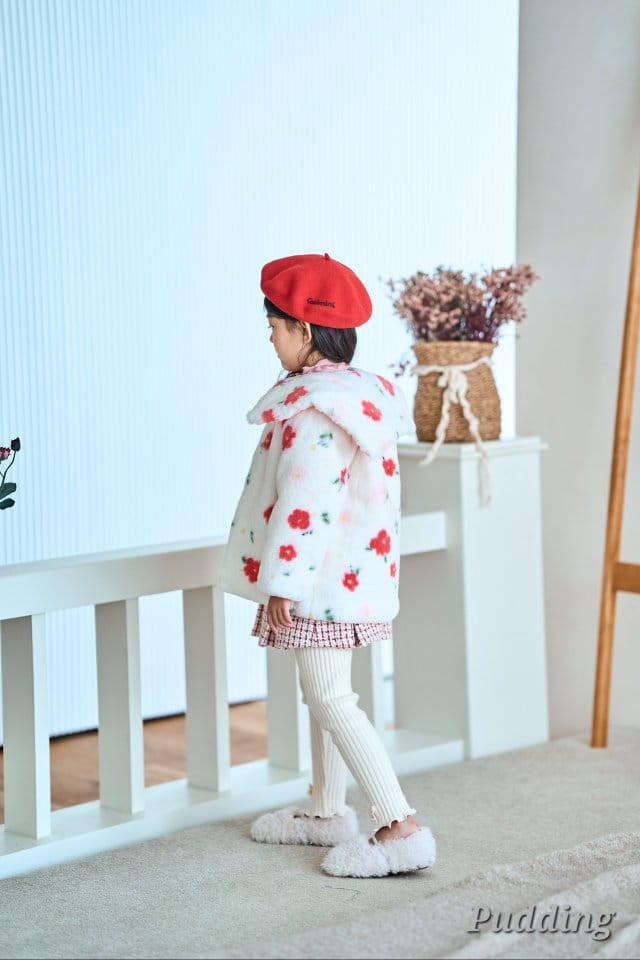 Pudding - Korean Children Fashion - #fashionkids - Flower Coat - 9