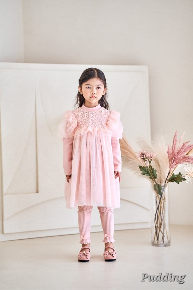 Pudding - Korean Children Fashion - #discoveringself - Pearl One-piece - 4