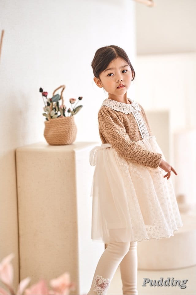 Pudding - Korean Children Fashion - #fashionkids - Bling One-piece - 2
