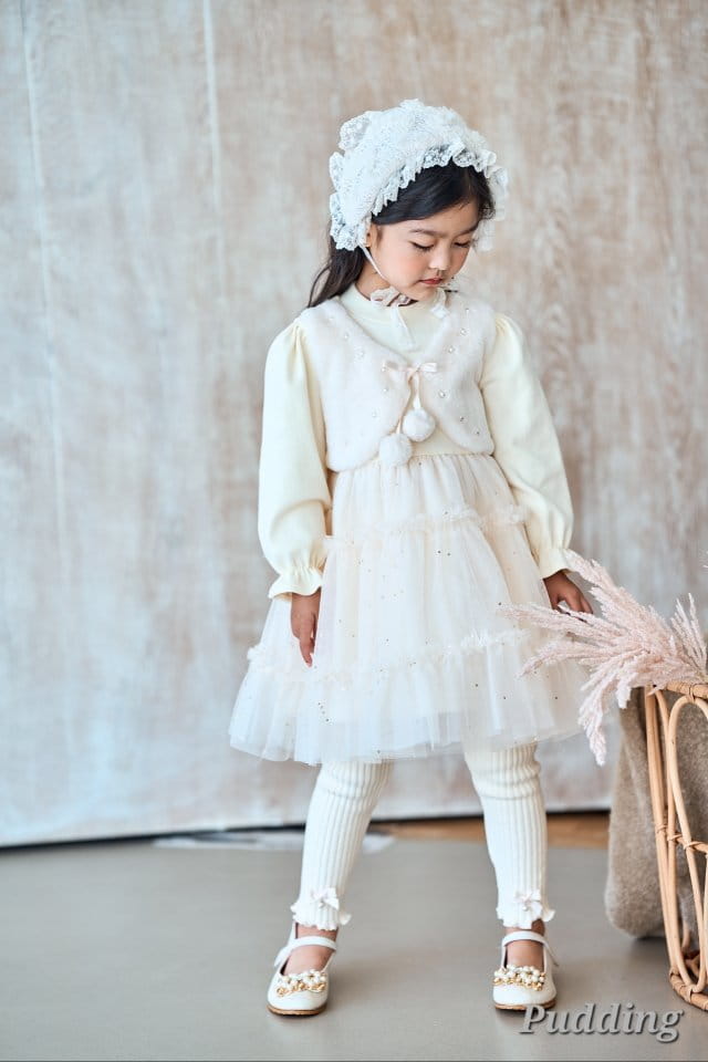 Pudding - Korean Children Fashion - #fashionkids - Rib Leggings - 7