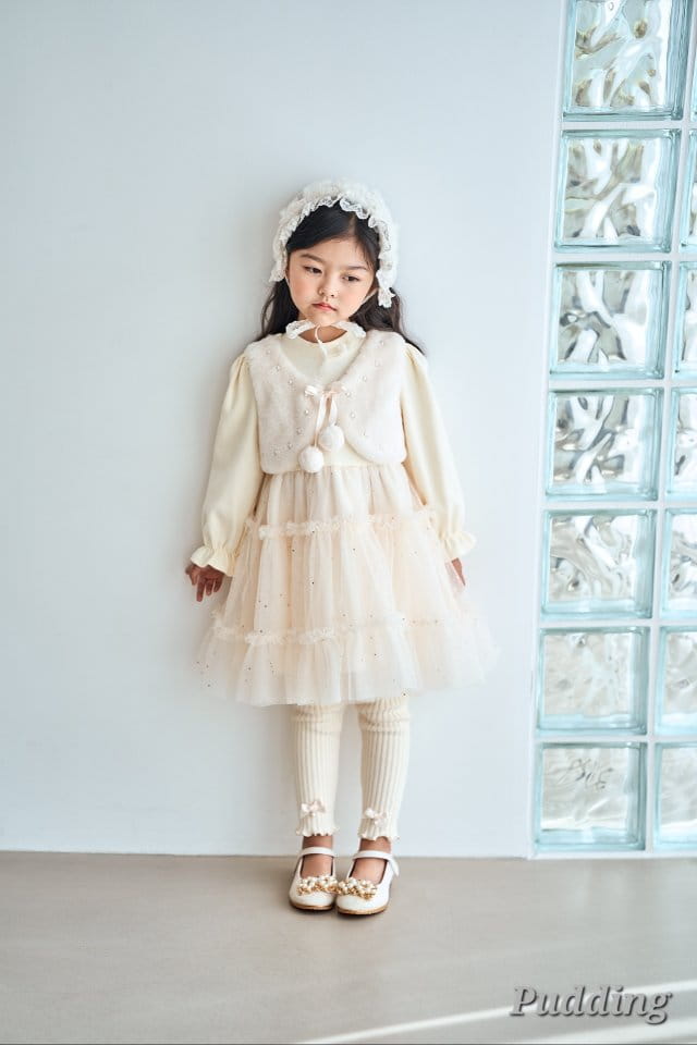 Pudding - Korean Children Fashion - #kidsshorts - Vest One-piece - 7