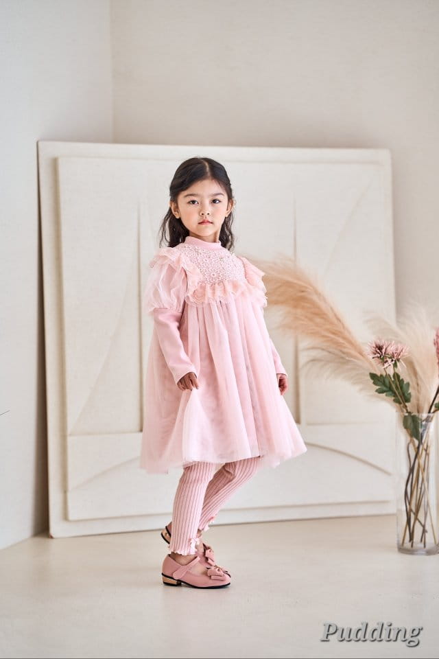 Pudding - Korean Children Fashion - #kidsshorts - Pearl One-piece - 5