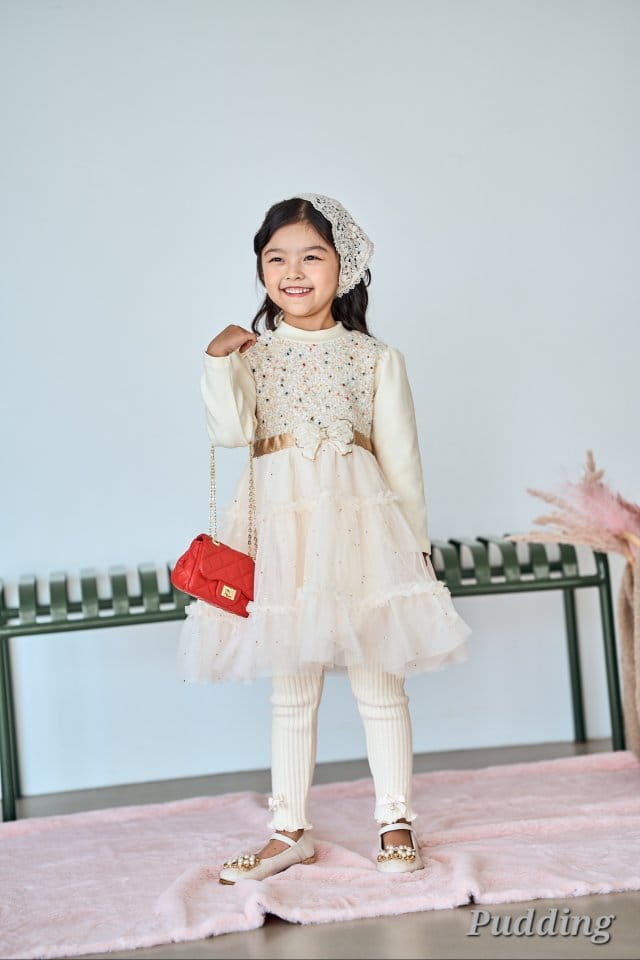 Pudding - Korean Children Fashion - #kidsshorts - Rib Leggings - 8
