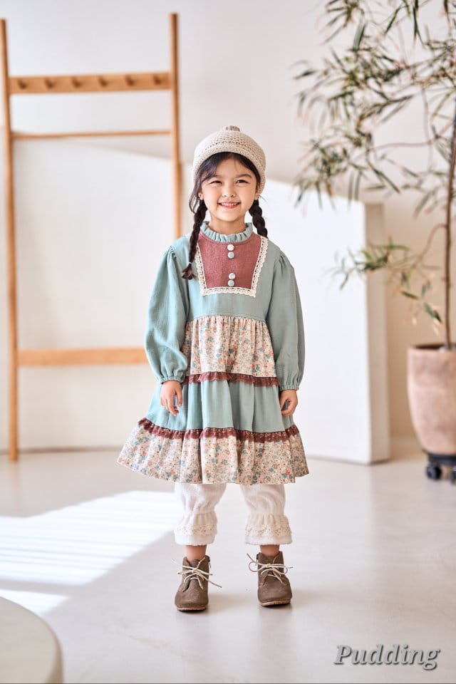 Pudding - Korean Children Fashion - #kidsstore - Color One-piece - 3