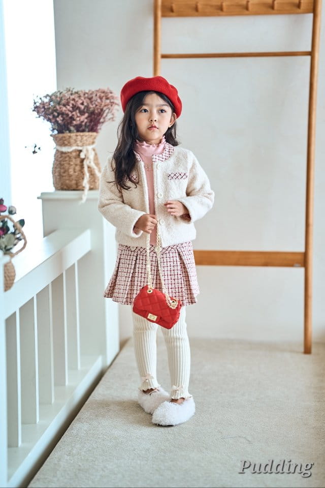 Pudding - Korean Children Fashion - #kidsstore - Rib Leggings - 9
