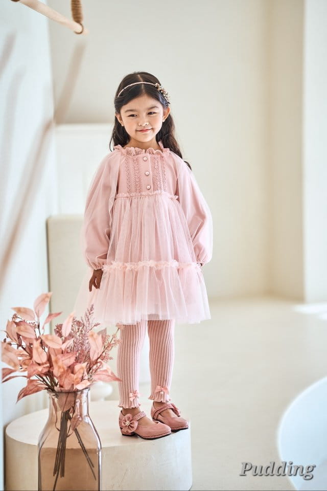 Pudding - Korean Children Fashion - #kidzfashiontrend - Button One-piece - 10