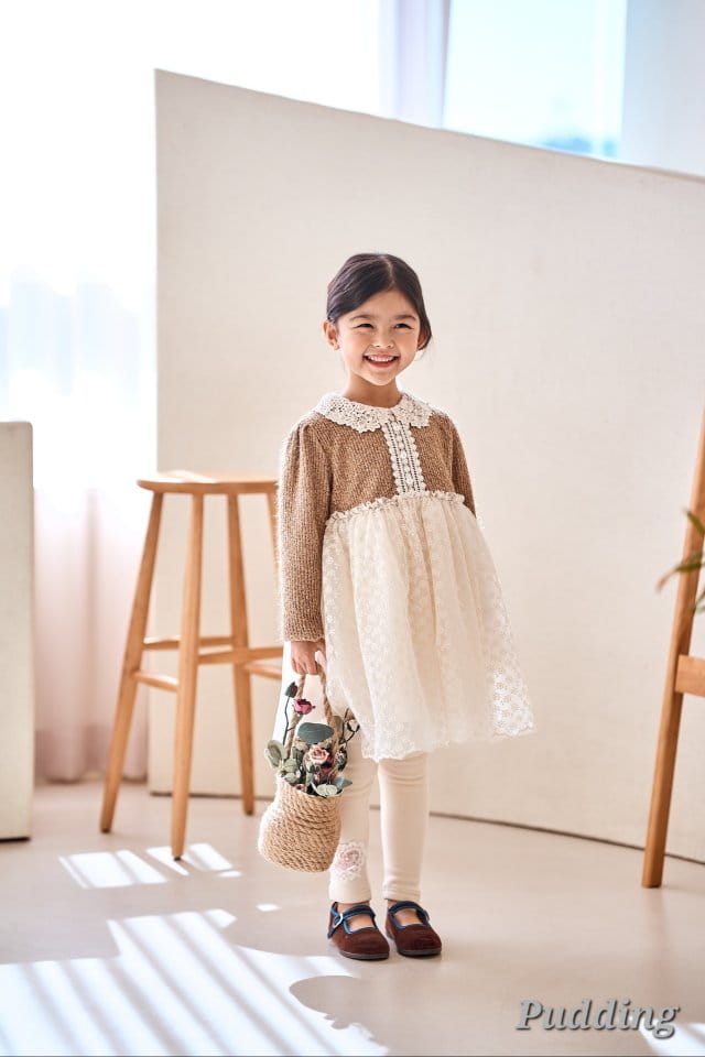 Pudding - Korean Children Fashion - #kidzfashiontrend - Bling One-piece - 5