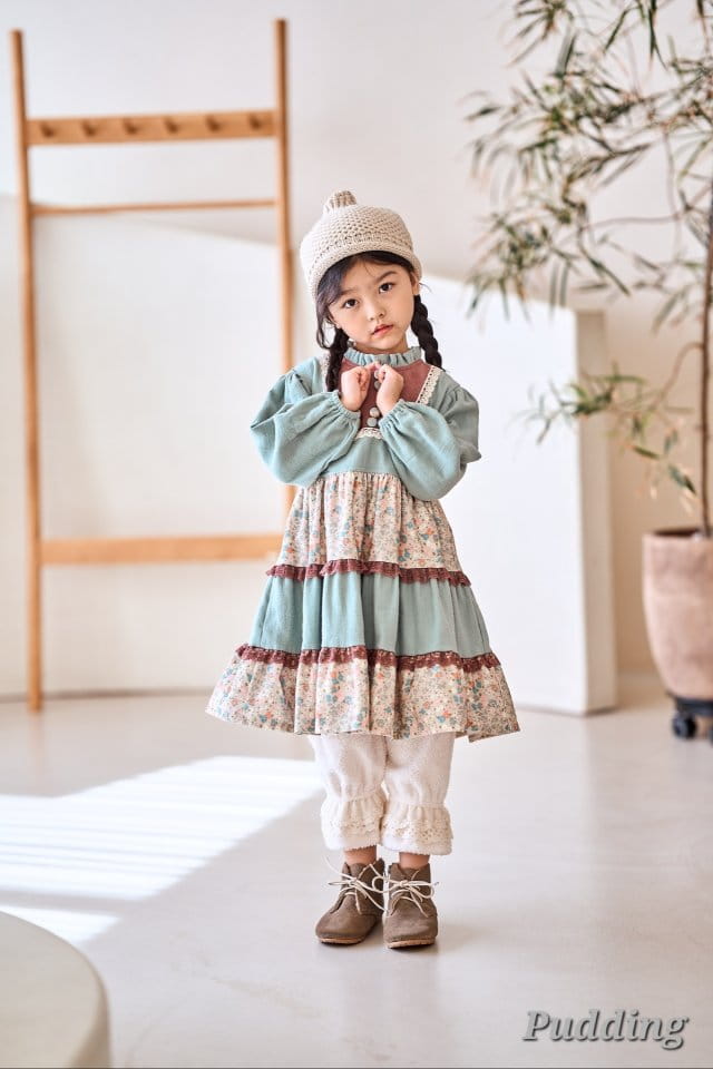 Pudding - Korean Children Fashion - #kidsstore - Color One-piece - 4