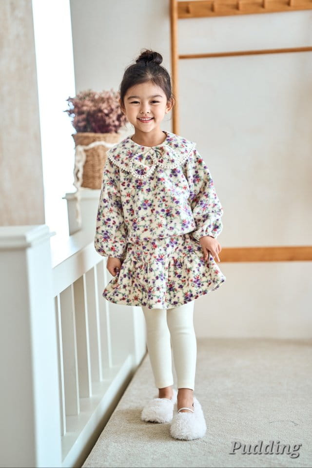 Pudding - Korean Children Fashion - #kidzfashiontrend - Top Bottom sEt - 2