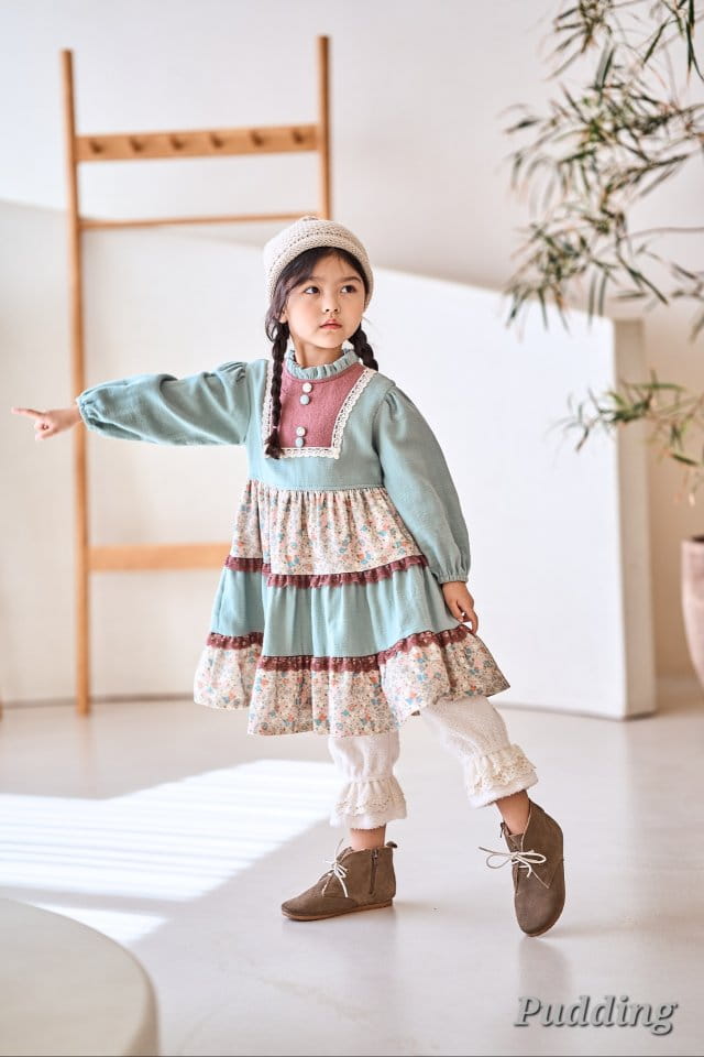 Pudding - Korean Children Fashion - #littlefashionista - Color One-piece - 6