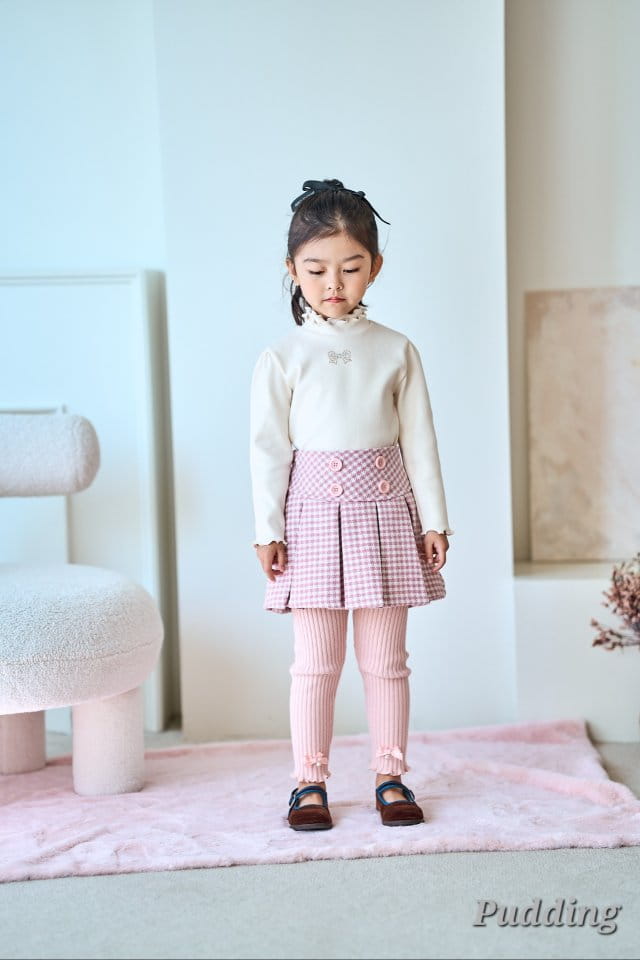Pudding - Korean Children Fashion - #magicofchildhood - Turtleneck Tee - 3