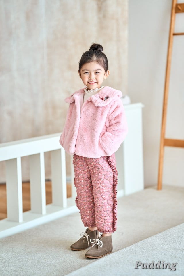 Pudding - Korean Children Fashion - #minifashionista - Quilting Pants - 2